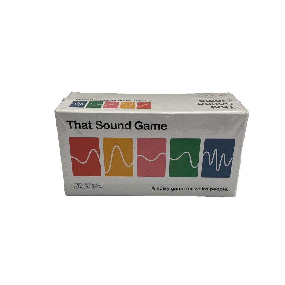 That Sound Game A Noisy Game For Weird People Party Card Charades New Sealed